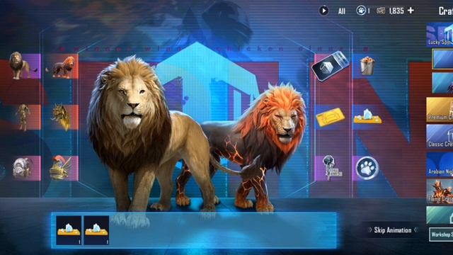 Lion 🦁 280 UC | New Creat Opening Lion Buddy | New X-Suat Creat opening | Omg 280 uc смотреть онлайн