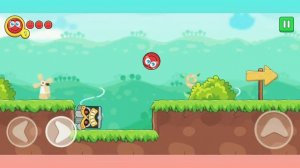 Red Bounce Ball Heroes Gameplay | Max Level | Android, ios