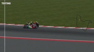 VALENTINO ROSSI TEST MANDALIKA BERSAMA APRILIA #2