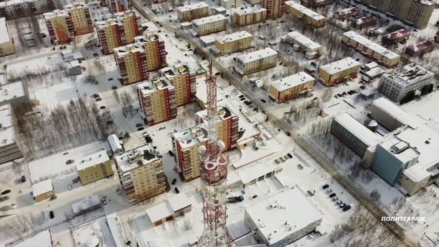 МИРНЫЙ - С ВЫСОТЫ ПТИЧЬЕГО ПОЛЁТА