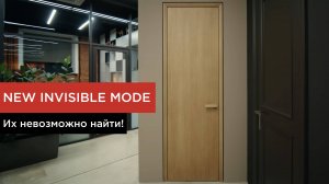 Новое прочтение дверей скрытого монтажа. New Invisible