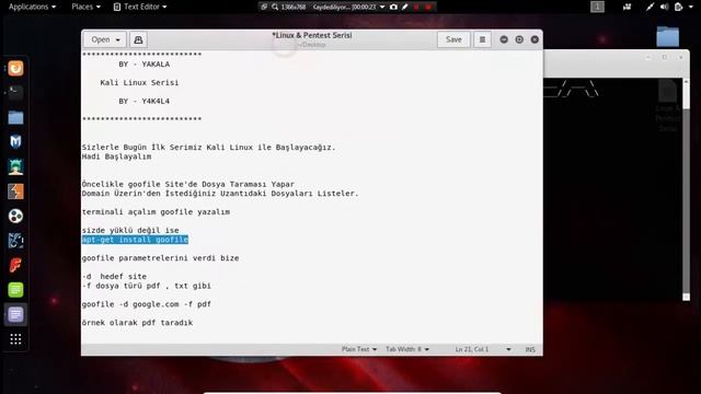 Kali Linux GooFile Kullanımı смотреть онлайн