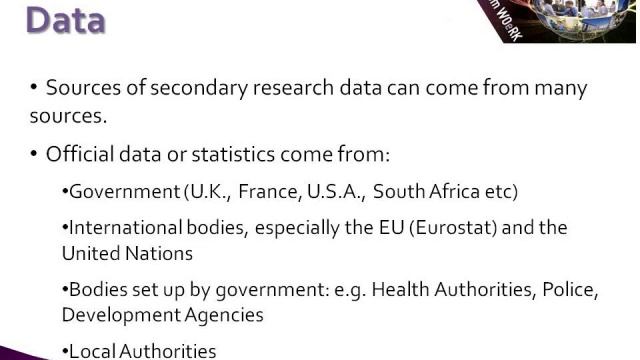 Final Year Project Toolkit: Using Secondary or Existing Data