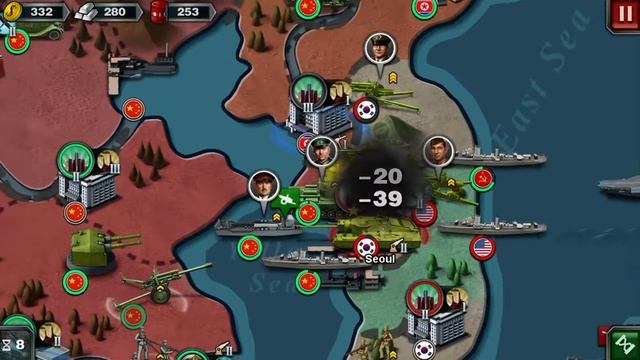 World Conqueror 3 WTO Campaign 01 Korean War ( tutorial ) смотреть онлайн