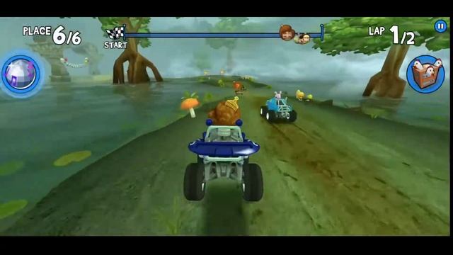 Beach Buggy Racing  Chowder Bowl  Misty Marsh  Level 4 Gameplay  Rs Charan 888 Android  iOS