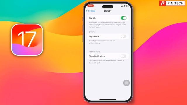 iOS 17 Features: how to do standby mode always on iOS 17 of iPhone | PIN TECH |