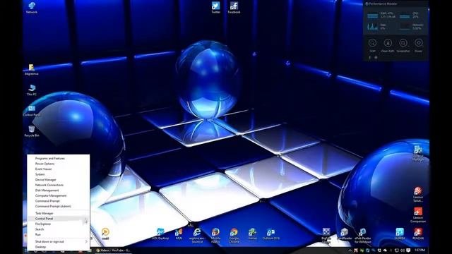 Windows 10 Start Button Menu
