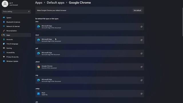 How to Change Windows 11 Default Browser