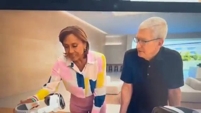 Tim Cook says Apple Vision Pro will change how people engage with tech l GMA смотреть онлайн