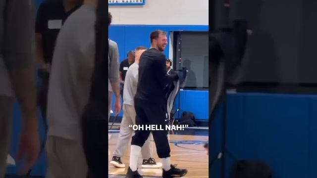 Just Luka being Luka!  #MavericksAllAccess