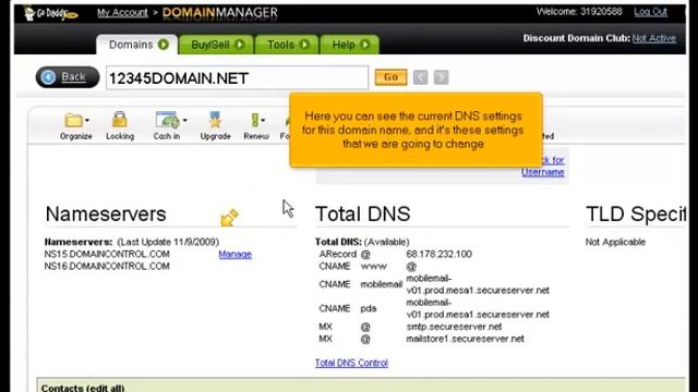 Updating DNS at GoDaddy.com смотреть онлайн