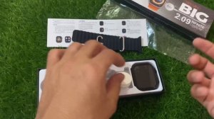 New smartwatch T900 ultra Big Display 2.09 | Watch ultra 2023 | T900 ultra Big Display unboxing
