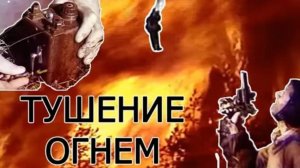 Тушение лесных пожаров отжигом (реставрация)