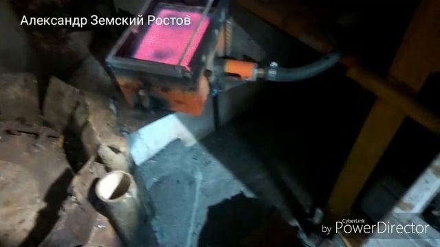 Горелка газовая инфракрасного горения ГИК 1,8. Газовый инфракрасный обогреватель для гаража.