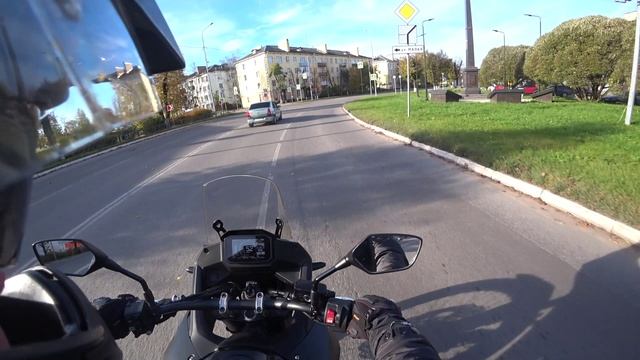 Первый выезд HONDA TRANSALP XL750 2023. Обкатка.
