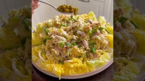 Салат с тунцом