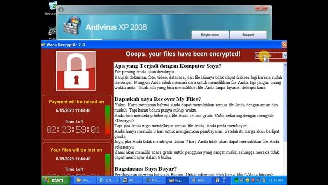 (EPIC) MEMZ + Antivirus XP 2008 VS. WannaCry! смотреть онлайн