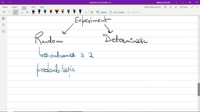 Probability class 11 applied mathematics | Lecture 1 |  Vigyan Bharat | Nikhil Raghav