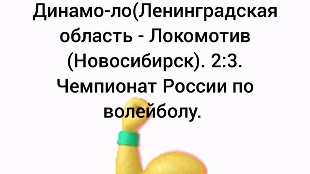 Динамо-ло (Ленинградская область) - Локомотив (Новосибирск). 2:3. Чемпионат России по волейболу.