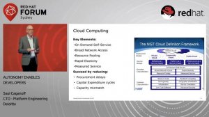 Autonomy Empowers Developers - Saul Caganoff  - Deloitte at Red Hat Forum Sydney 2017