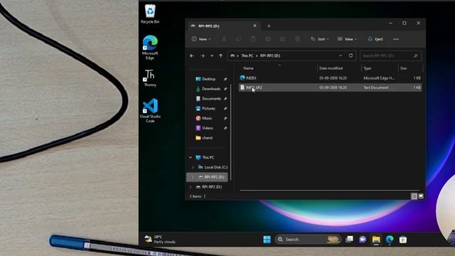 Install micropython on RaspberryPi Pico using Windows