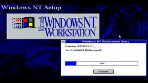 ติดตั้ง Windows NT 3.51