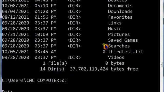 How to Delete the Folder or Directory in Command Prompt || Command Prompt