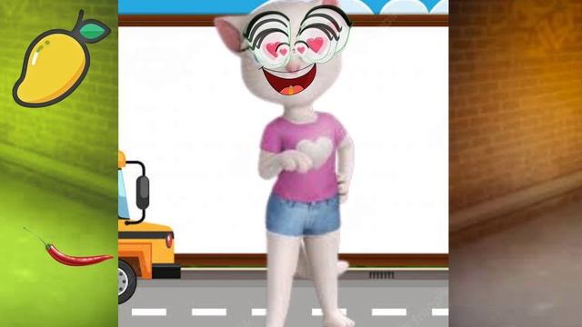 Talking Tom eating apple, pineapple, mango and red chilli 😛😛😛😛🤣🤣🤣🤣 смотреть онлайн