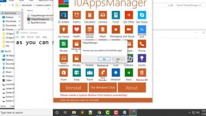 10AppsManager for Windows 10 - Remove Pre Built Apps