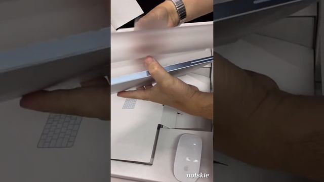 Apple iMac 24” M1 (Blue) Unboxing @Apple #imac