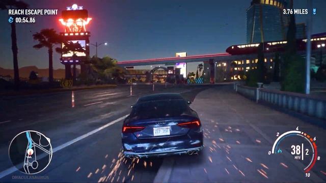 Cops  Gangster Chase till the End - Race is getting messy - Need For Speed draculasaurus_yt