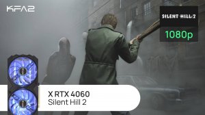 KFA2 X GeForce RTX 4060 Black | Silent Hill 2 | 1080p (Full HD) разрешение