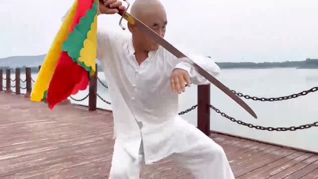 Фрагменты комплекса тайцзи с мечом Дао, Мастер Ши Янбин смотреть онлайн