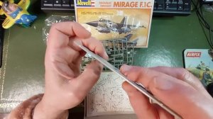 Revell 1/144 Mirage F1C Unboxing from 1981