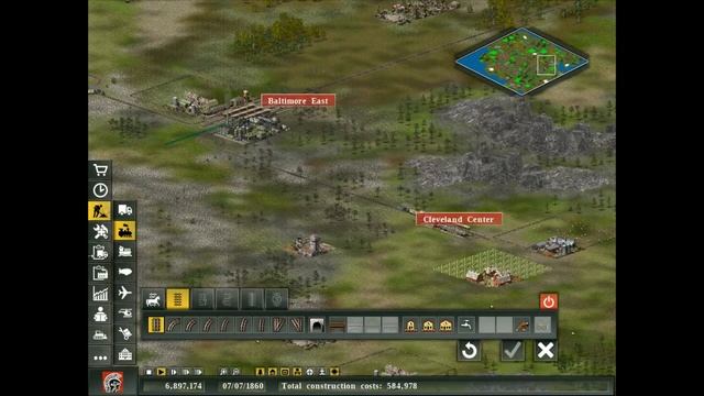 Playing Transport Giant  On Windows 10 - Small Map
