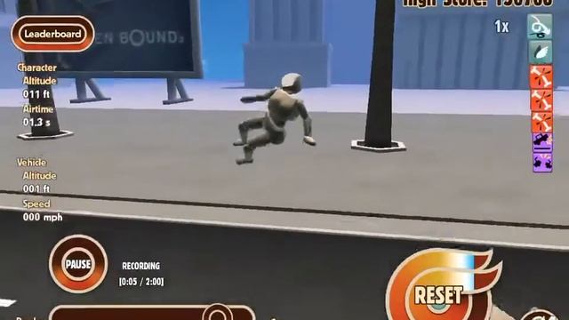 Turbo Dismount replay: 165 040 points on Chicken! turbodismount