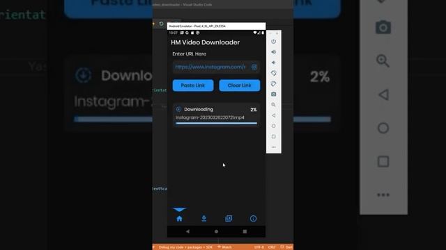 Flutter App - Download video