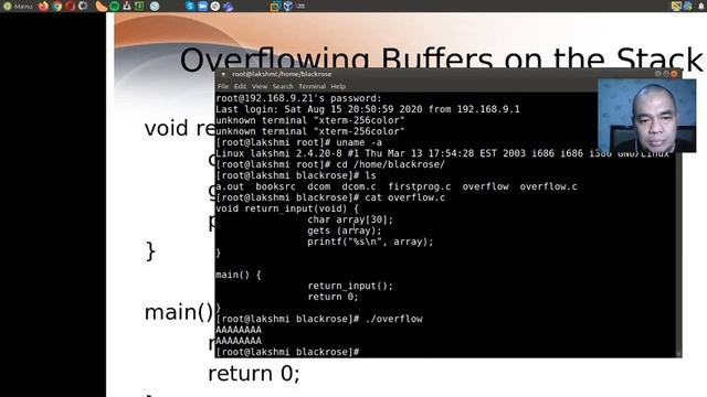 01 BufferOverflow Introduction смотреть онлайн