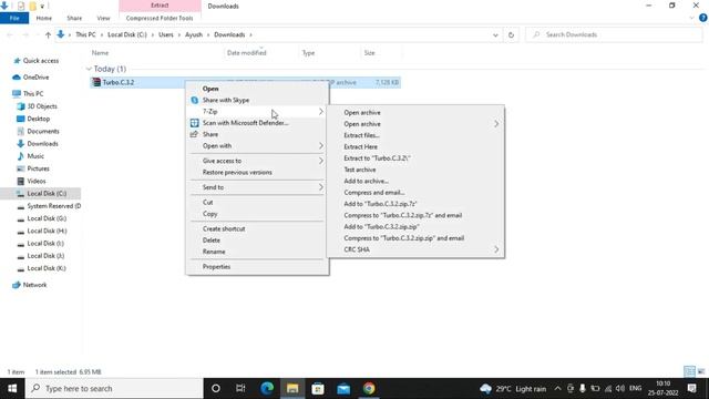 How to download Turbo C ++ in laptop for windows 10| Turbo c Installation| Download turbo C++