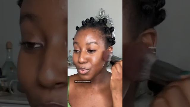 colourful minimal everyday makeup [dark skin + beginner friendly] P.1 | Lakisha Adams смотреть онлайн