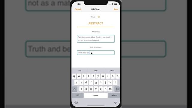 Word Cards iOS Application смотреть онлайн