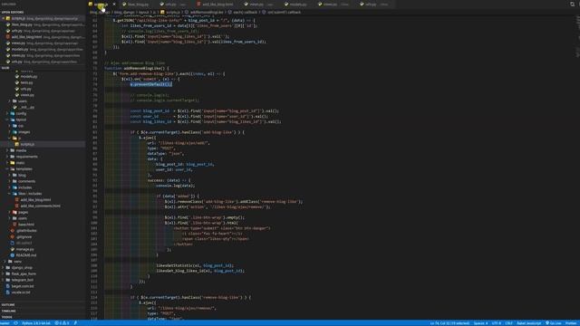 Пишем лайки на Django с Ajax