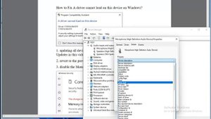 Fix A driver cannot load on this device on Windows