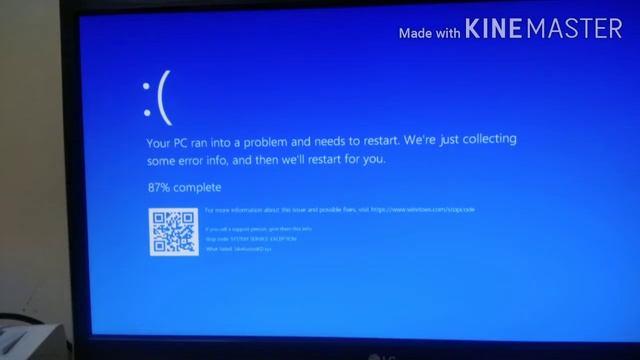 How to solve Blue screen error ..