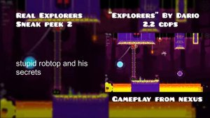 Geometry Dash 2.2 Sneak Peek 2 vs Explorers by Dario (2.2 GDPS)