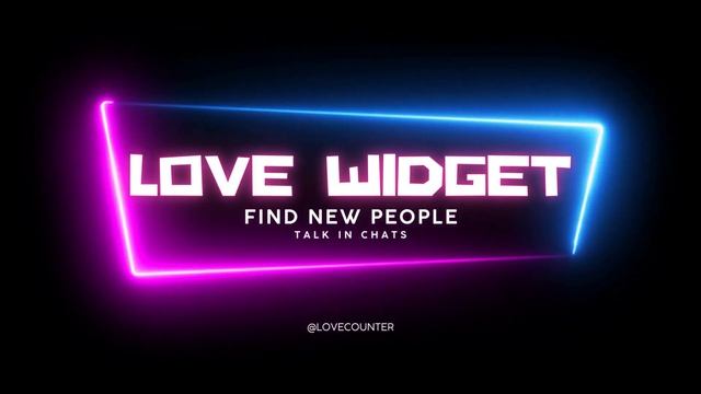 Love widget смотреть онлайн