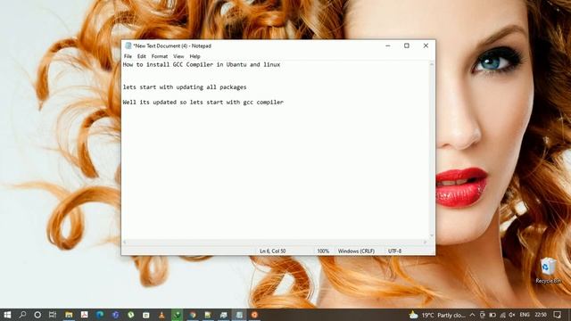 Install Gcc Compiler on Windows10 Ubantu / Linux