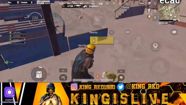 👑KING OF KINGS ON LIVE..!👑  Battlegrounds mobile india IOS