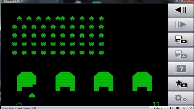 Space Invaders - Acorn Atom - emulador Pantheon 4.338 - testeado en Windows 7 x64 смотреть онлайн