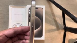 iPhone 15 Pro Max, Natural Titanium, 1TB- UNBOXING
